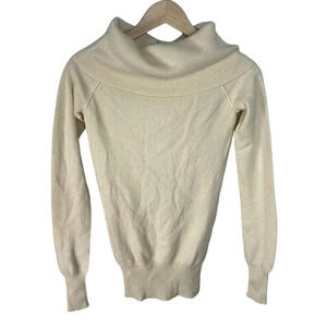 Joie Vintage Cream Turtleneck Sweater Size Small Women’s